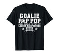 Hockey Goalie Pop Pop Ice Hockey Keeper T-Shirt - Custom Art Print Unisex - T-Shirt, Sweatshirt, Hoodie