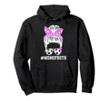 Mom Both Messy Bun Dancer Soccer Player Hoodie - Minimalist Print Unisex - T-Shirt, Sweatshirt, Hoodie