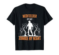 Midfielder Day Zombie Night Funny T-Shirt - Unique Graphic Unisex - T-Shirt, Sweatshirt, Hoodie