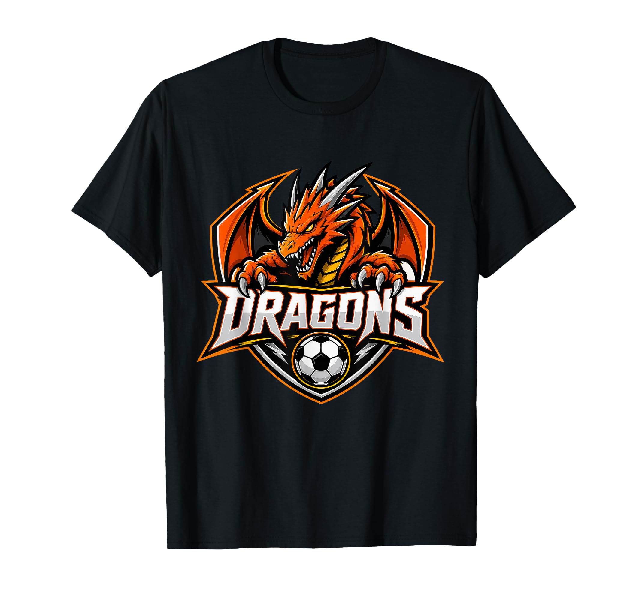 Soccer Team Mascot Logo Sweatshirt - Novelty Apparel for Adults - T-Shirt, Sweatshirt, Hoodie