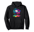 Dripping Paint Art Cassette Player Music Hoodie - Trendy Graphic Men Women - T-Shirt, Sweatshirt, Hoodie