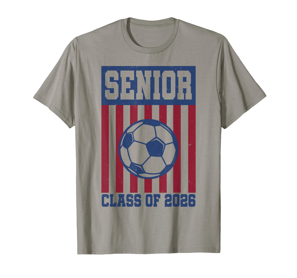 Senior Soccer Class 2026 Graduation T-Shirt - Unique Graphic for Adults - T-Shirt, Sweatshirt, Hoodie