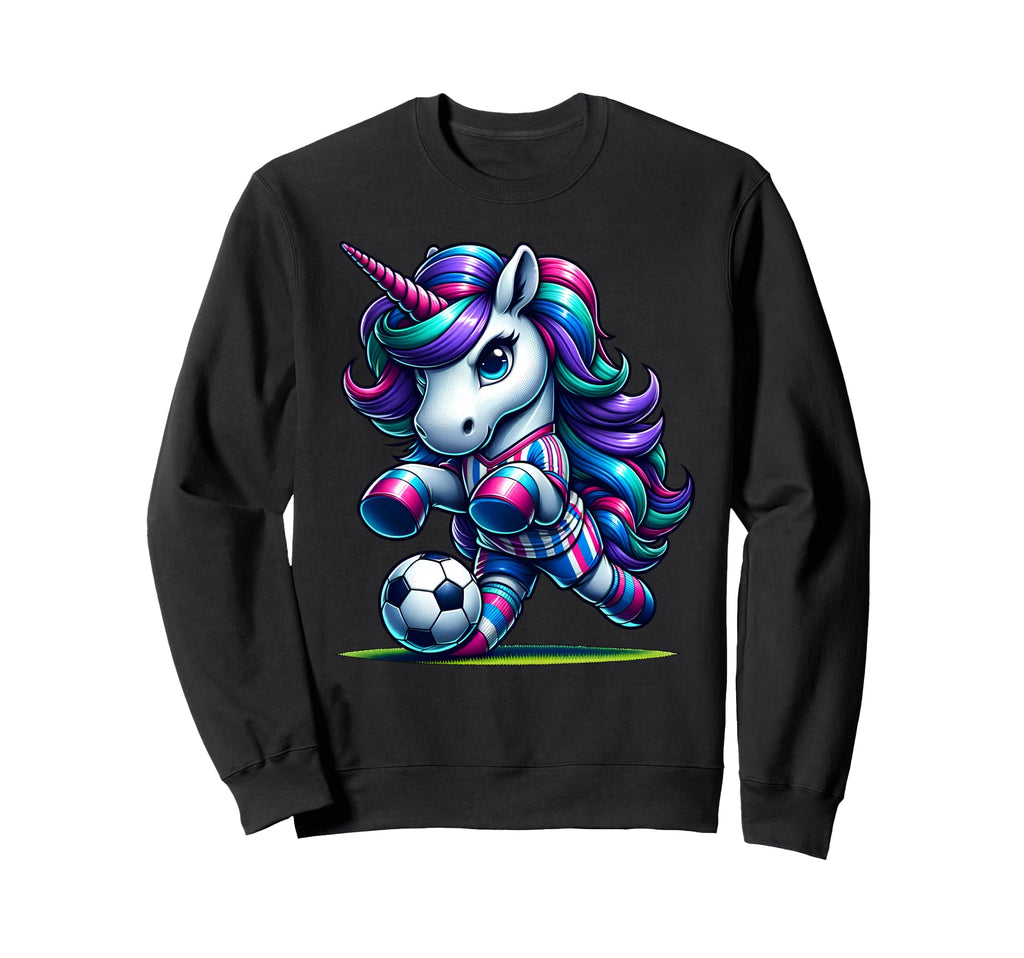 Soccer Unicorns Mom Aunt Sister T-Shirt - Streetwear Style Men Women - T-Shirt, Sweatshirt, Hoodie
