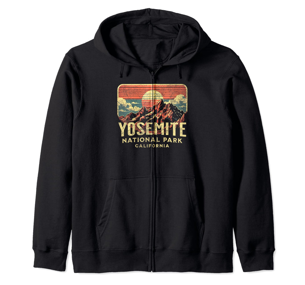 Yosemite National Park California Usa Hoodie - Streetwear Style Men Women - T-Shirt, Sweatshirt, Hoodie