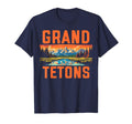 Grand Tetons National Park Art T-Shirt - Graphic Print for Adults - T-Shirt, Sweatshirt, Hoodie
