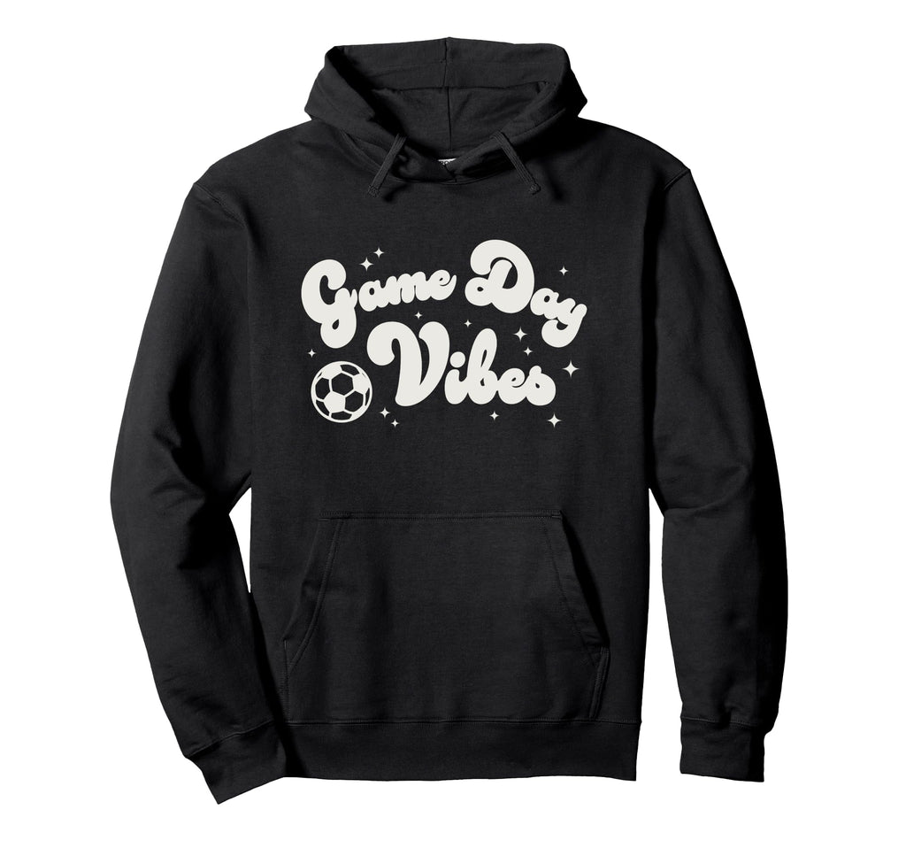 Trendy Soccer Game Day Vibes Big Chest Hoodie - Streetwear Style Unisex - T-Shirt, Sweatshirt, Hoodie