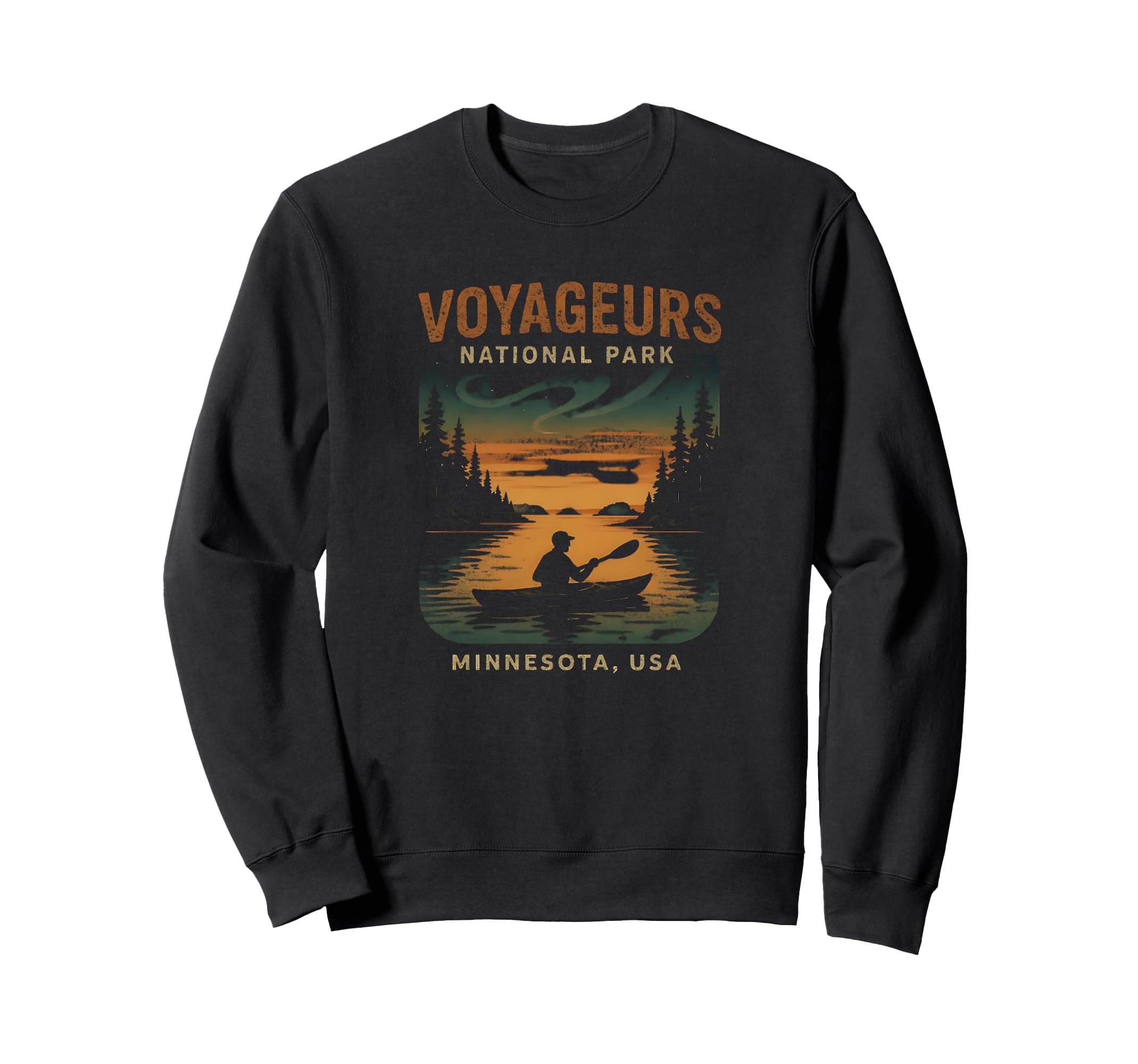 Voyageurs National Park Canoe Sweatshirt - Aesthetic Graphic Unisex - T-Shirt, Sweatshirt, Hoodie