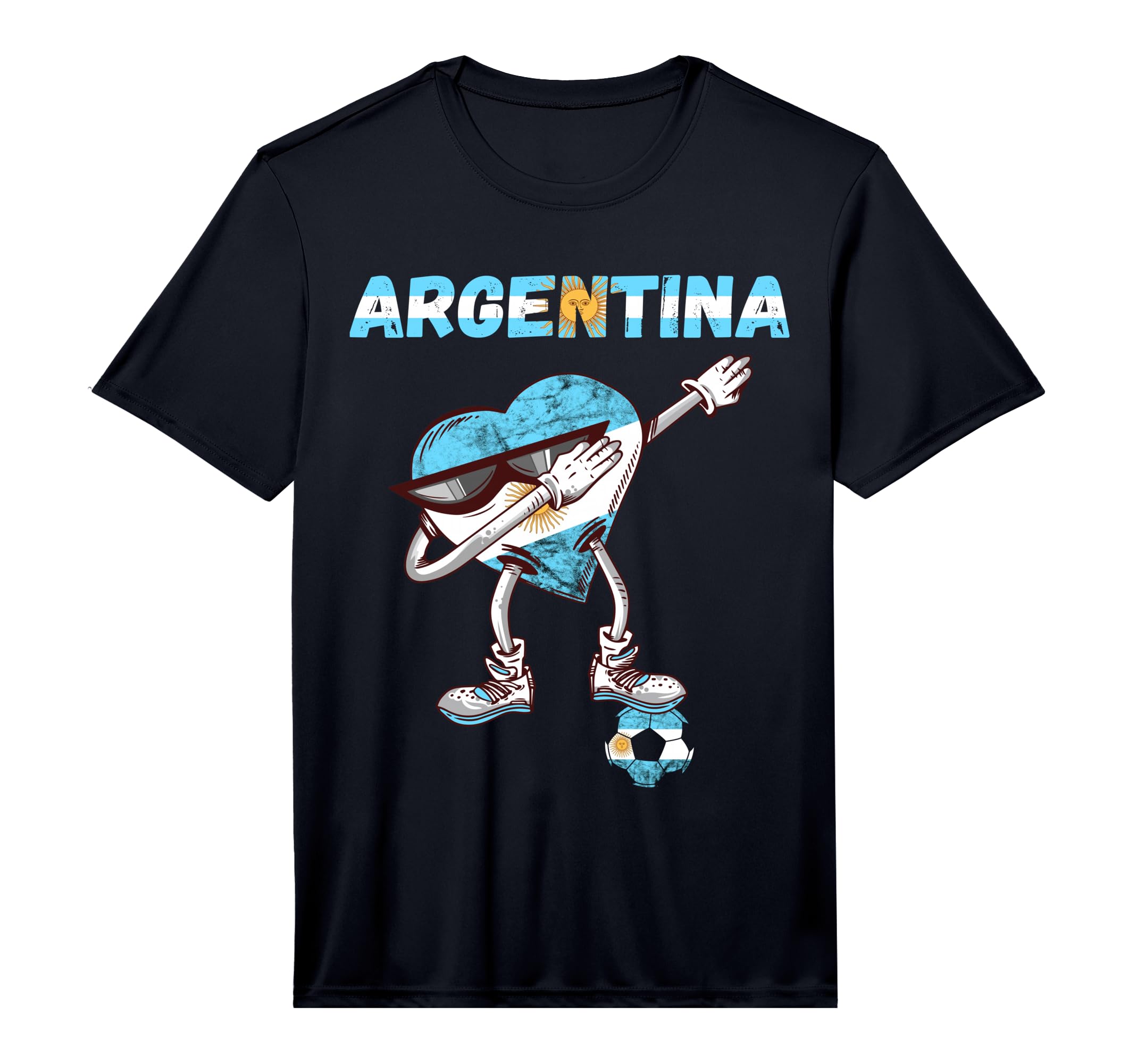 Argentinian Soccer Team Heart Sun May T-Shirt - Fun Novelty Design Unisex - T-Shirt, Sweatshirt, Hoodie