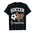 Soccer Grandma Heart Leopard Mom T-Shirt - Graphic Print for Adults - T-Shirt, Sweatshirt, Hoodie