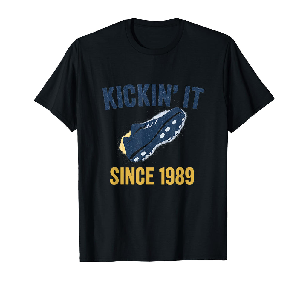 Kickin It Since 1984 Soccer Fan T-Shirt - Unique Graphic Unisex - T-Shirt, Sweatshirt, Hoodie