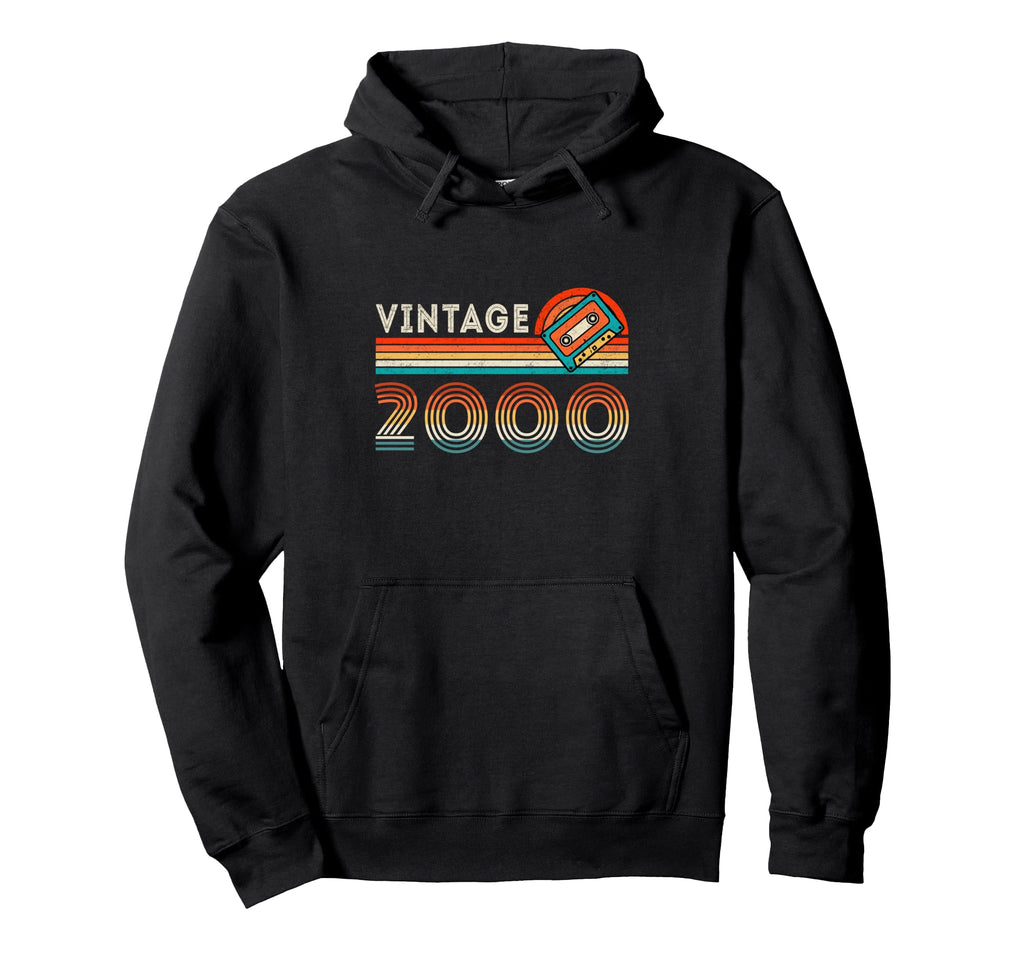 2000 Birthday Cassette Tape 26 Years Old Hoodie - Novelty Apparel Unisex - T-Shirt, Sweatshirt, Hoodie