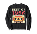 Best 1956 Cassette Tape 80 Years Old Sweatshirt - Unique Graphic Unisex - T-Shirt, Sweatshirt, Hoodie