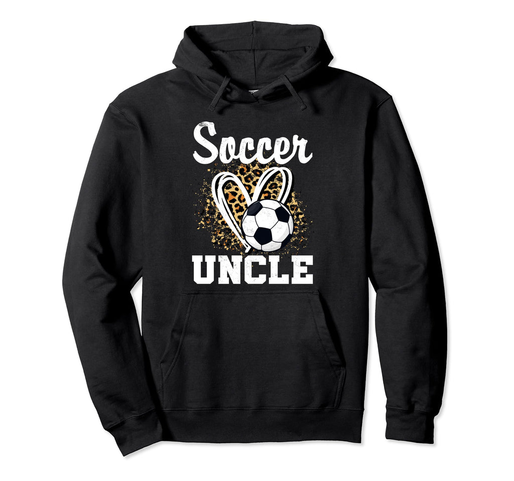 Soccer Uncle Leopard Heart Matching Hoodie - Aesthetic Graphic Unisex - T-Shirt, Sweatshirt, Hoodie