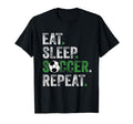 Eat Sleep Soccer Repeat Soccer T-Shirt - Casual Everyday Wear for Adults - T-Shirt, Sweatshirt, Hoodie