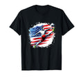 American Flag Soccer Player Soccer T-Shirt - Fun Novelty Design Unisex - T-Shirt, Sweatshirt, Hoodie