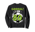 80 Year Old Birthday Soccer Sweatshirt - Casual Everyday Wear for Adults - T-Shirt, Sweatshirt, Hoodie
