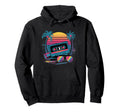 Wave Aesthetic Synth Vibes Cassette Tape Hoodie - Novelty Apparel Unisex - T-Shirt, Sweatshirt, Hoodie