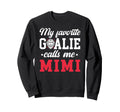Proud Ice Hockey Goalie Mimi Sweatshirt - Custom Art Print for Adults - T-Shirt, Sweatshirt, Hoodie