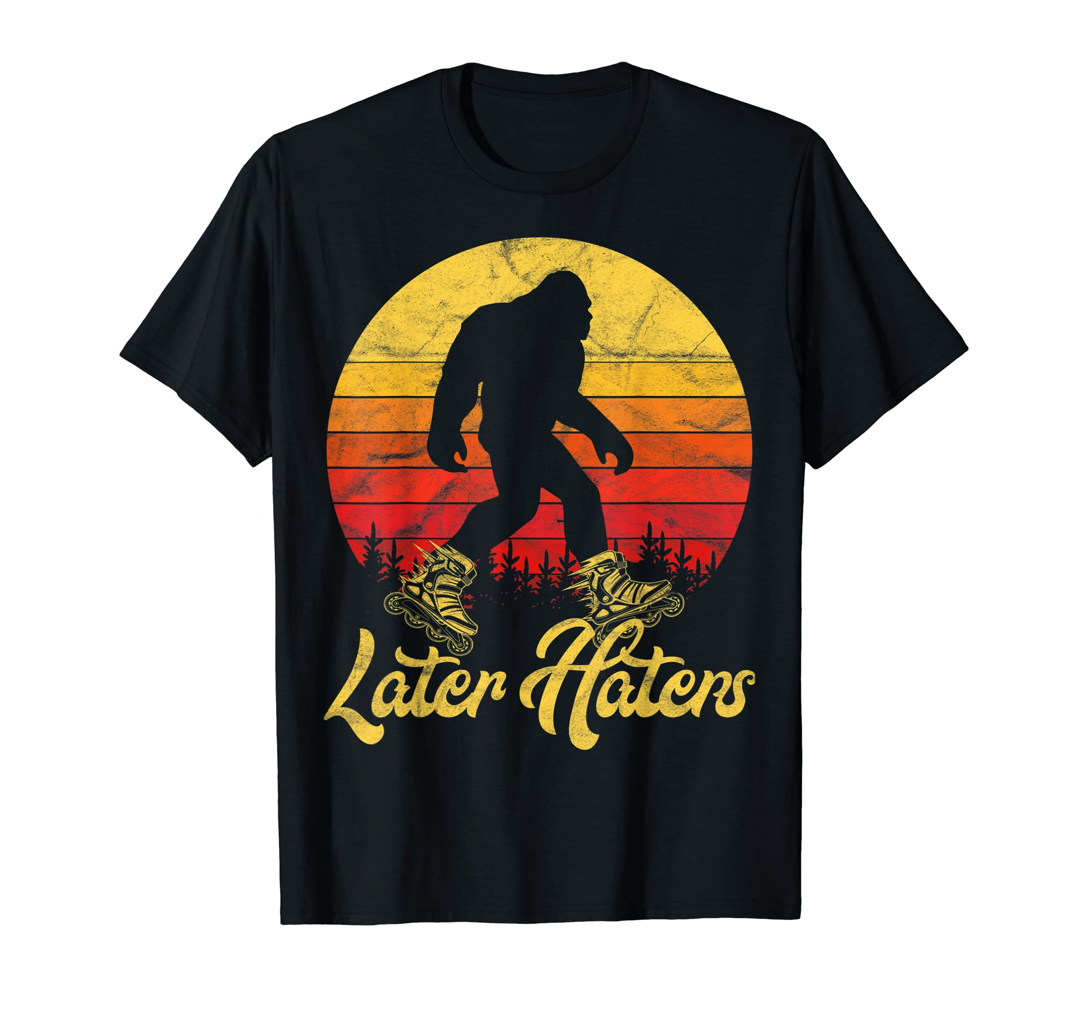 Jam Skating Bigfoot Roller Skating T-Shirt - Minimalist Print Unisex - T-Shirt, Sweatshirt, Hoodie