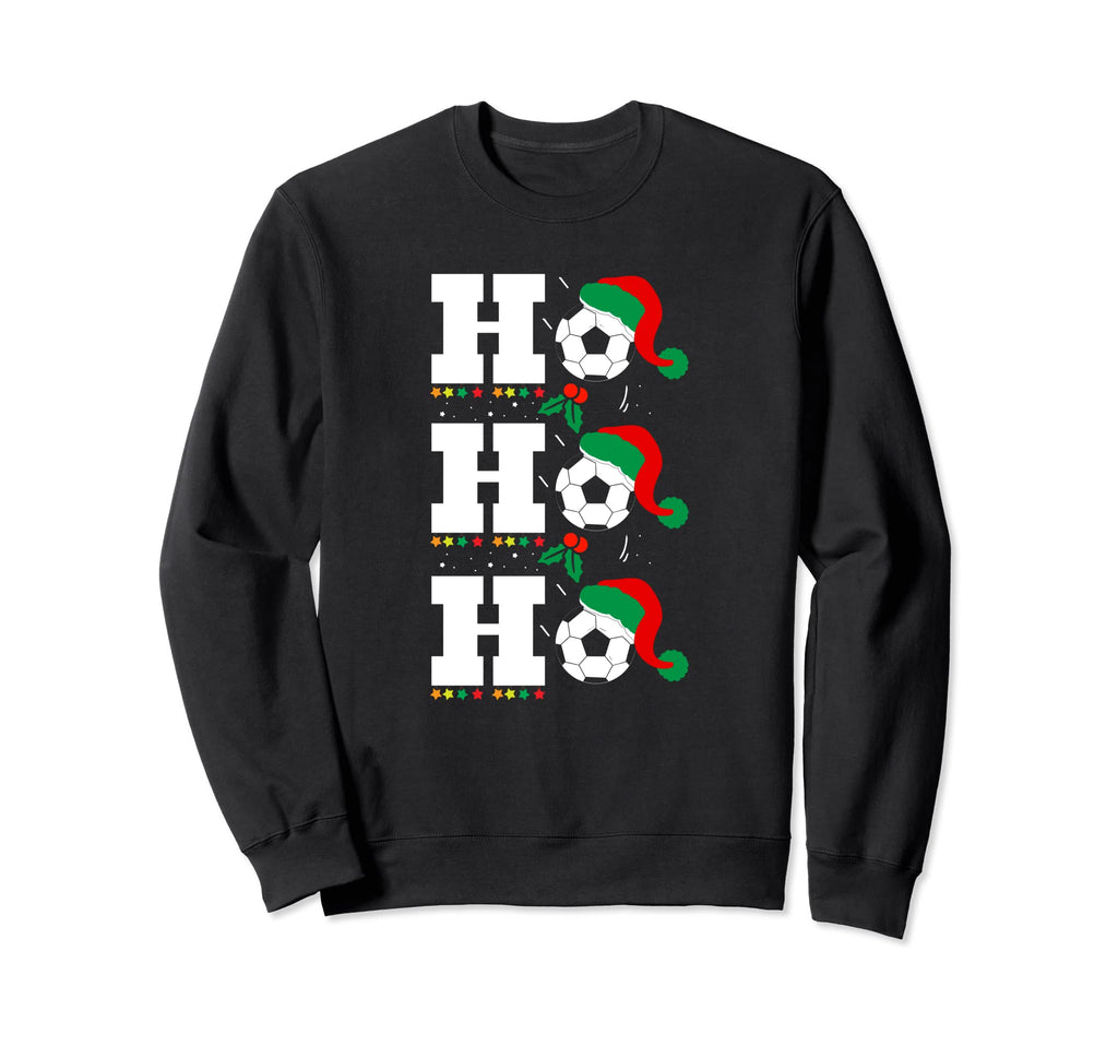 Family Soccer Santa Hat Sports Sweatshirt - Novelty Apparel Men Women - T-Shirt, Sweatshirt, Hoodie