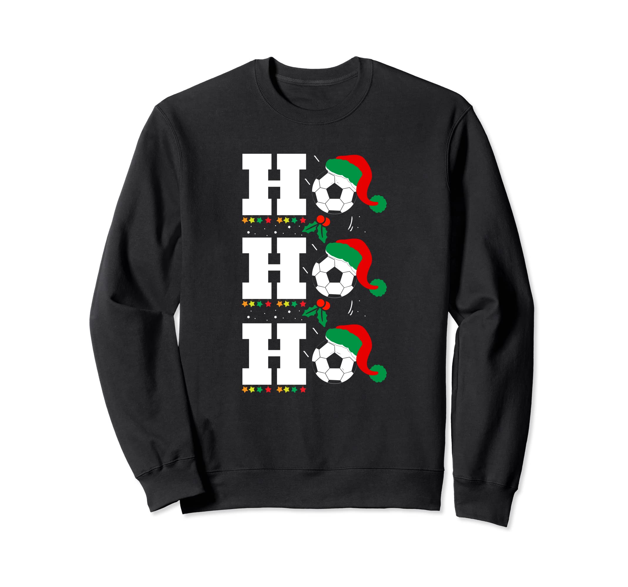 Family Soccer Santa Hat Sports Sweatshirt - Novelty Apparel Men Women - T-Shirt, Sweatshirt, Hoodie