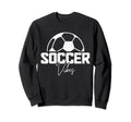 Soccer Vibes Soccer Player Sweatshirt - Minimalist Print Men Women - T-Shirt, Sweatshirt, Hoodie