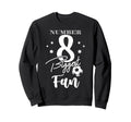 Number 8 Biggest Fan Soccer Player Sweatshirt - Aesthetic Graphic Unisex - T-Shirt, Sweatshirt, Hoodie
