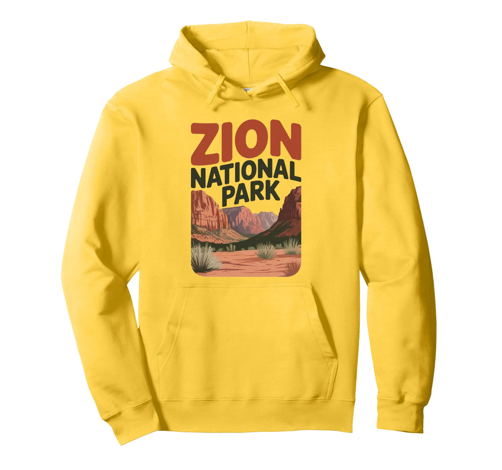 Zion National Park Outdoor Hiking Us Hoodie - Graphic Print Unisex - T-Shirt, Sweatshirt, Hoodie