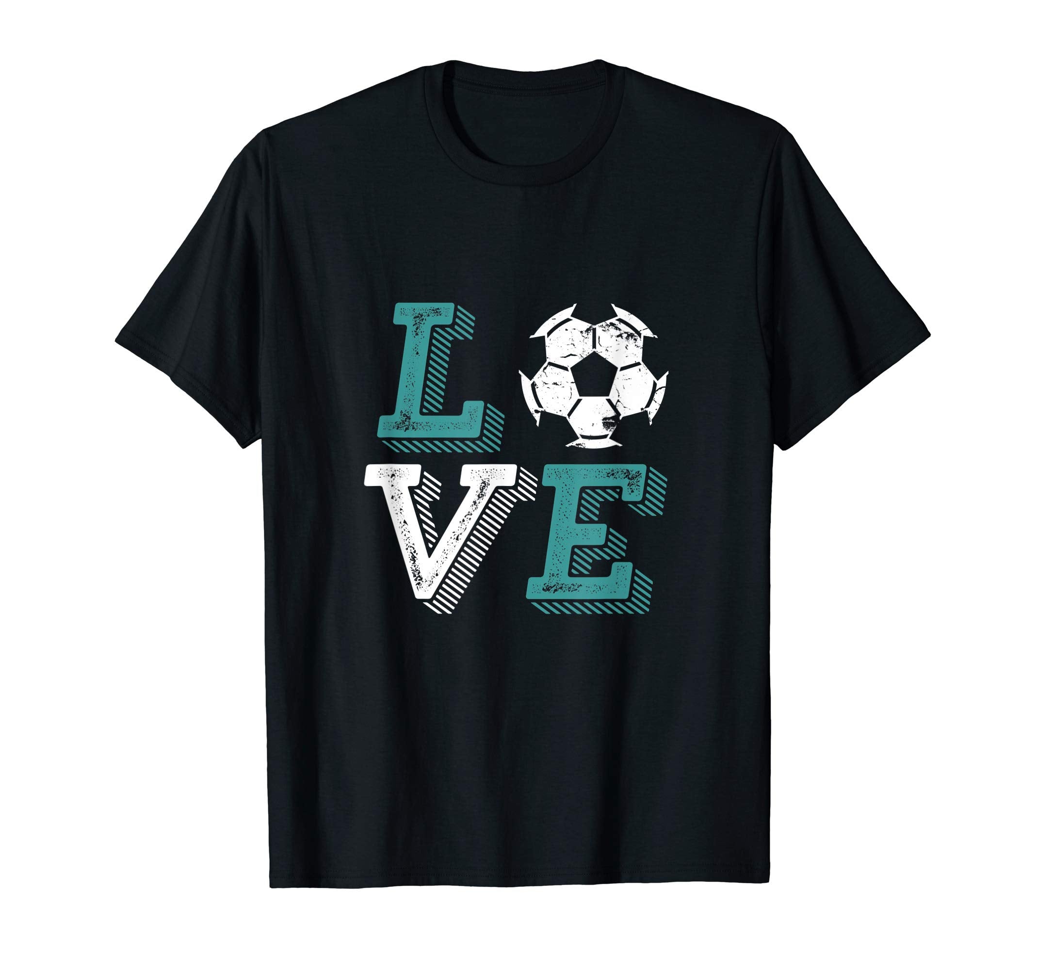 Distressed Soccer Love Sports Fan T-Shirt - Fun Novelty Design for Adults - T-Shirt, Sweatshirt, Hoodie