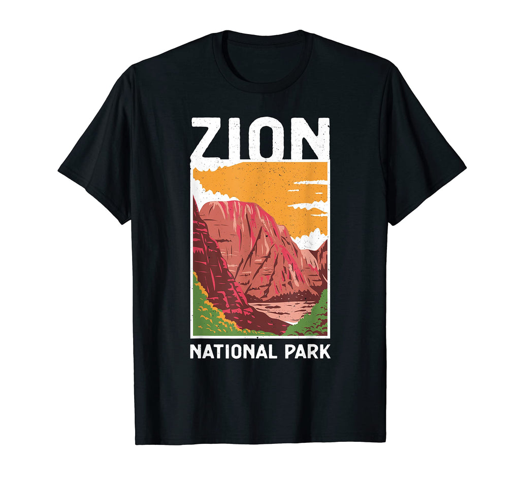 Zion National Park Outdoor Camping Hike T-Shirt - Unique Graphic Men Women - T-Shirt, Sweatshirt, Hoodie