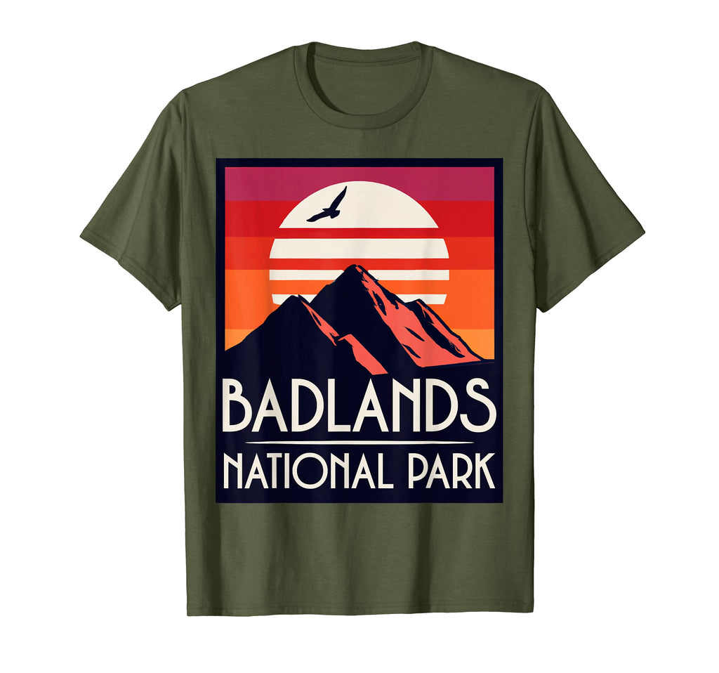 Badlands National Park South Dakota Hoodie - Minimalist Print Men Women - T-Shirt, Sweatshirt, Hoodie