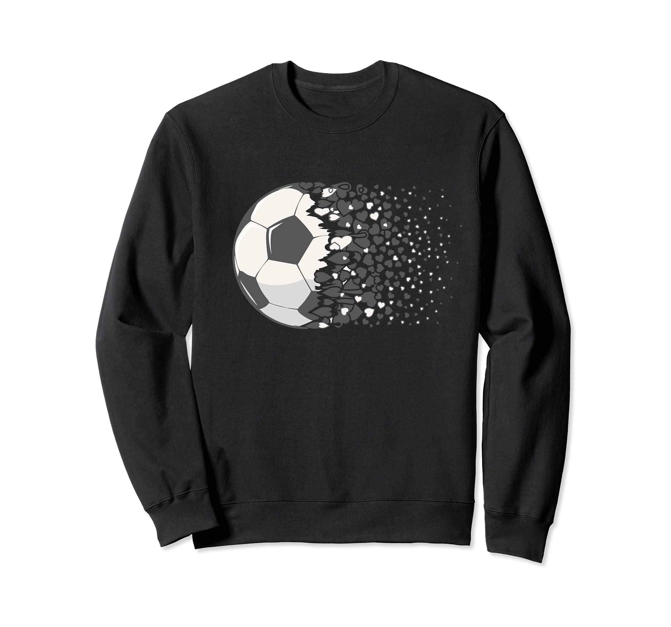 Soccer Soccer Heart Soccer Player Sweatshirt - Trendy Graphic for Adults - T-Shirt, Sweatshirt, Hoodie