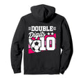 Double Digits 10Th Birthday Soccer 10 Hoodie - Streetwear Style for Adults - T-Shirt, Sweatshirt, Hoodie