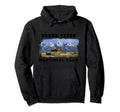 Grunge Grand Teton National Park Souvenir Hoodie - Novelty Apparel Unisex - T-Shirt, Sweatshirt, Hoodie