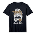 Soccer Sister Messy Bun Sister Soccer T-Shirt - Trendy Graphic Men Women - T-Shirt, Sweatshirt, Hoodie
