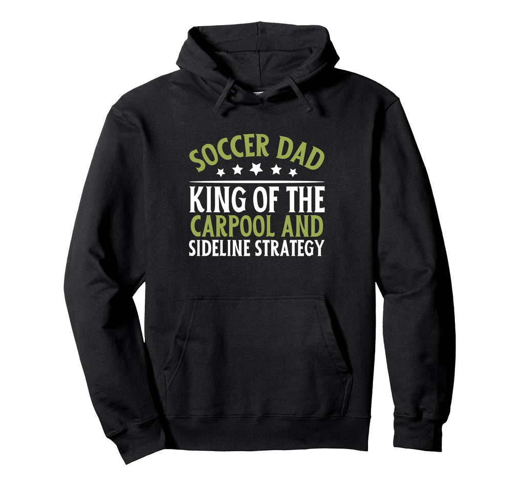 King Carpool And Sideline Strategy Hoodie - Minimalist Print for Adults - T-Shirt, Sweatshirt, Hoodie