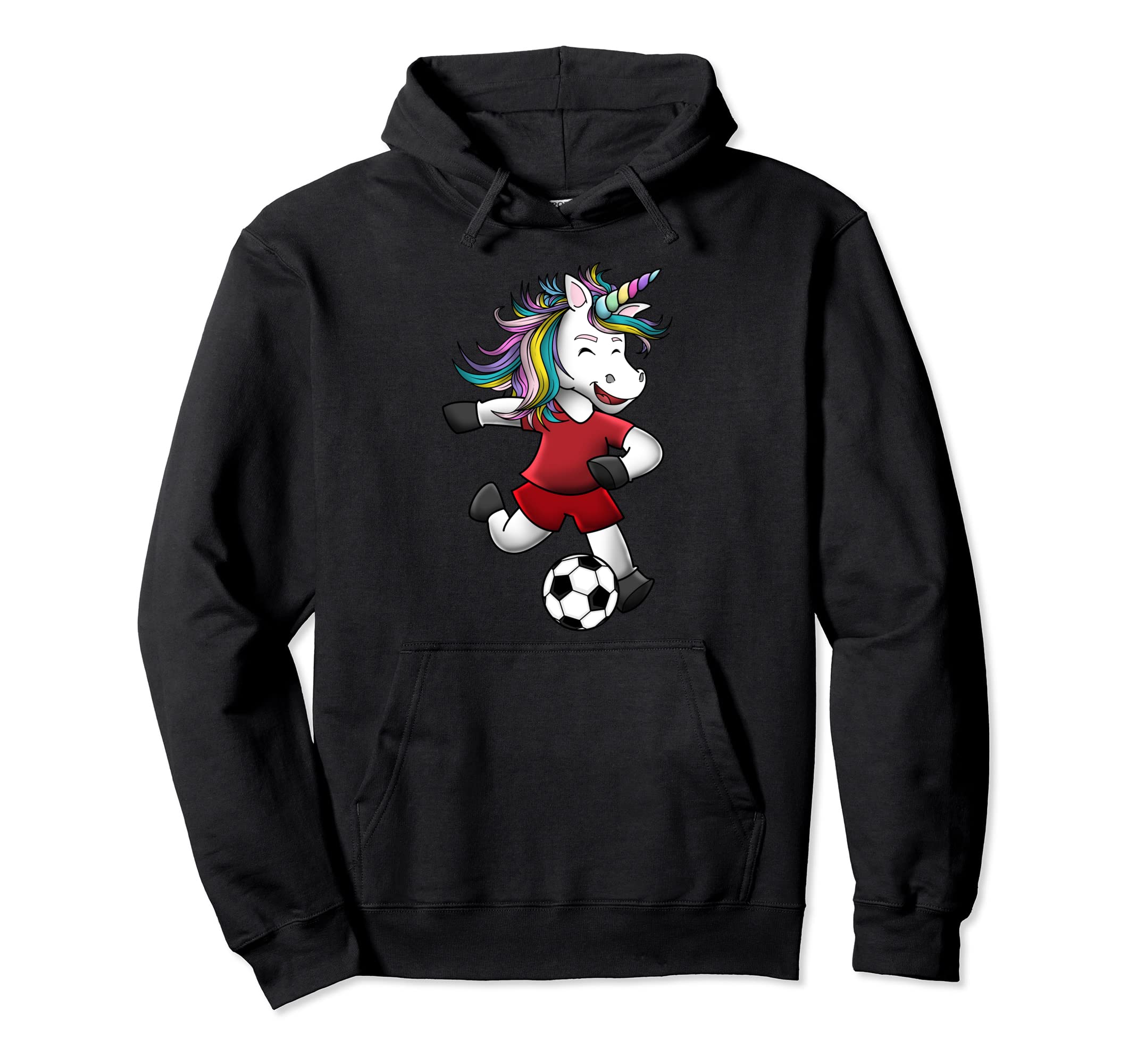 Soccer Unicorn Love Funny Magical Team Hoodie - Streetwear Style Men Women - T-Shirt, Sweatshirt, Hoodie