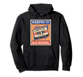 Old School Hip Hop 80S 90S Cassette Hoodie - Aesthetic Graphic Men Women - T-Shirt, Sweatshirt, Hoodie