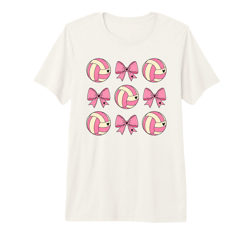 Soccer Bow Game Day Volleyball T-Shirt - Casual Everyday Wear Men Women - T-Shirt, Sweatshirt, Hoodie