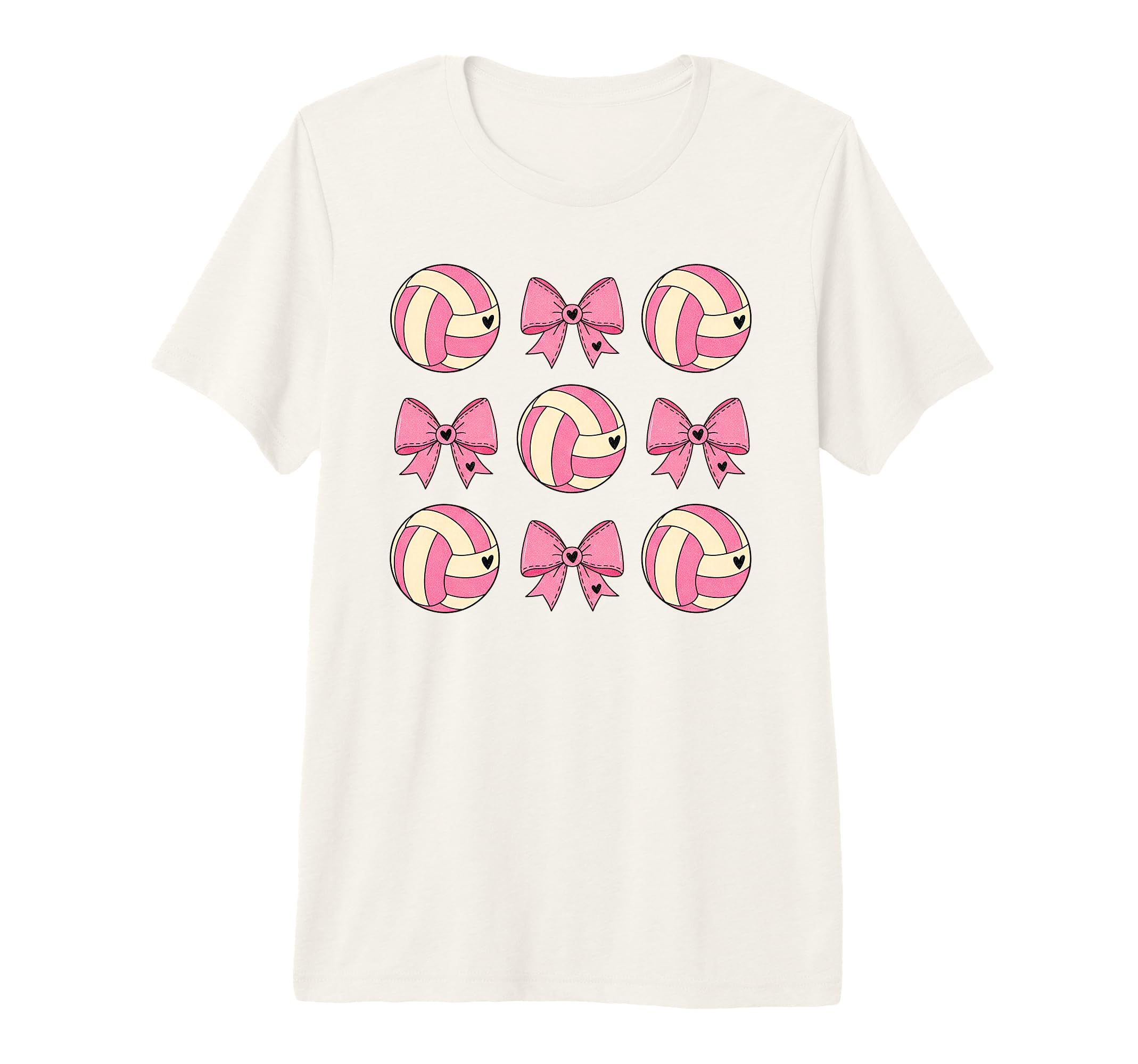 Soccer Bow Game Day Volleyball T-Shirt - Casual Everyday Wear Men Women - T-Shirt, Sweatshirt, Hoodie