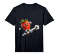 Mens Strawberry Soccer Performance T-Shirt - Custom Art Print for Adults - T-Shirt, Sweatshirt, Hoodie
