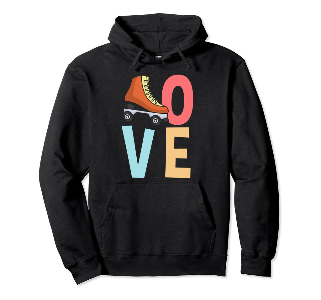 70S Skate Love Roller Skating Hoodie - Novelty Apparel Men Women - T-Shirt, Sweatshirt, Hoodie