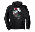 70S Music Notes Cassette Tape Music Hoodie - Fun Novelty Design for Adults - T-Shirt, Sweatshirt, Hoodie