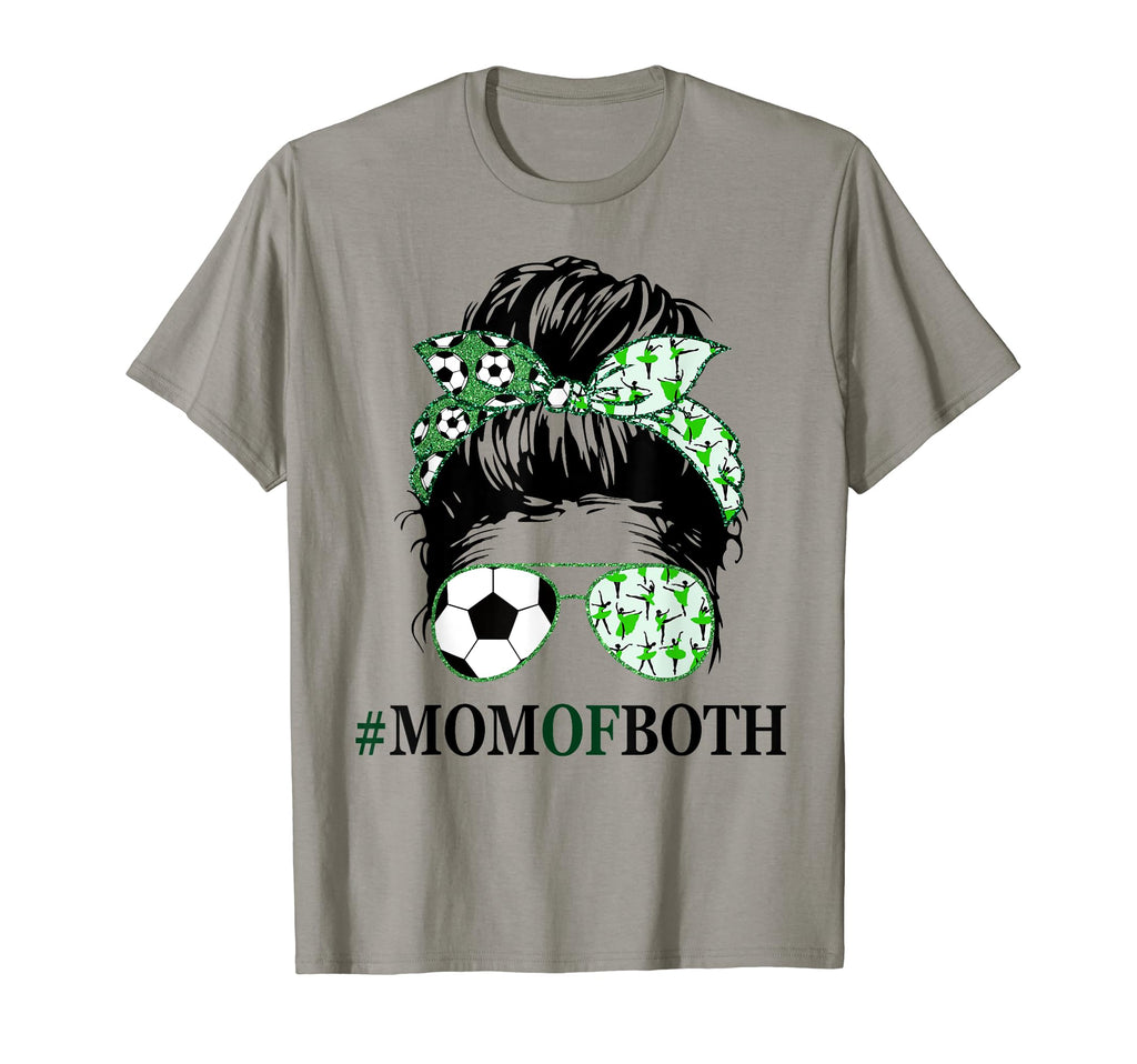 Funny Mom Both Soccer Mom Ballet Mom T-Shirt - Unique Graphic for Adults - T-Shirt, Sweatshirt, Hoodie
