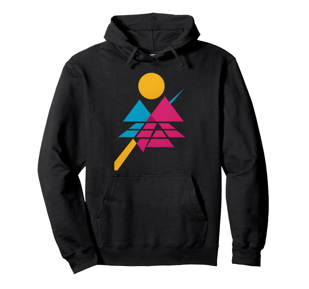 80S Synthwave Hoodie - Graphic Print Unisex - T-Shirt, Sweatshirt, Hoodie