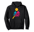 80S Synthwave Hoodie - Graphic Print Unisex - T-Shirt, Sweatshirt, Hoodie