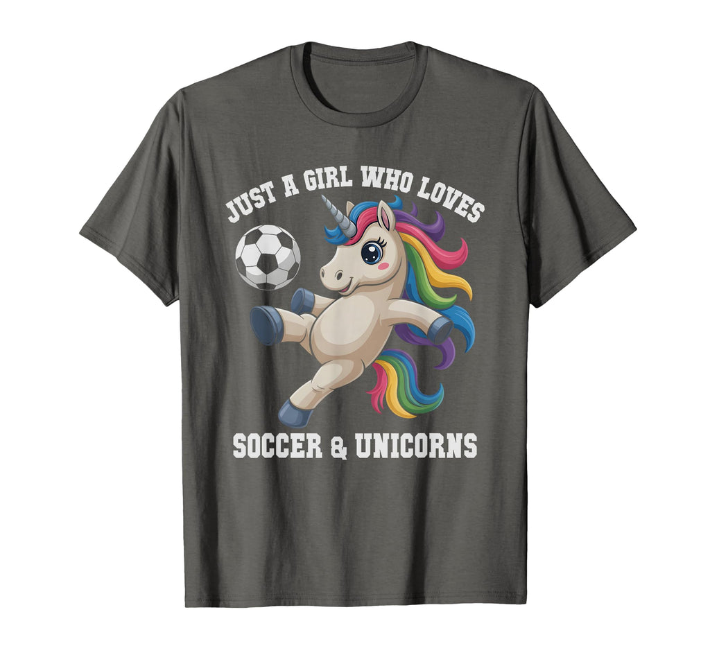 Kawaii Just Who Loves Soccer T-Shirt - Fun Novelty Design Men Women - T-Shirt, Sweatshirt, Hoodie