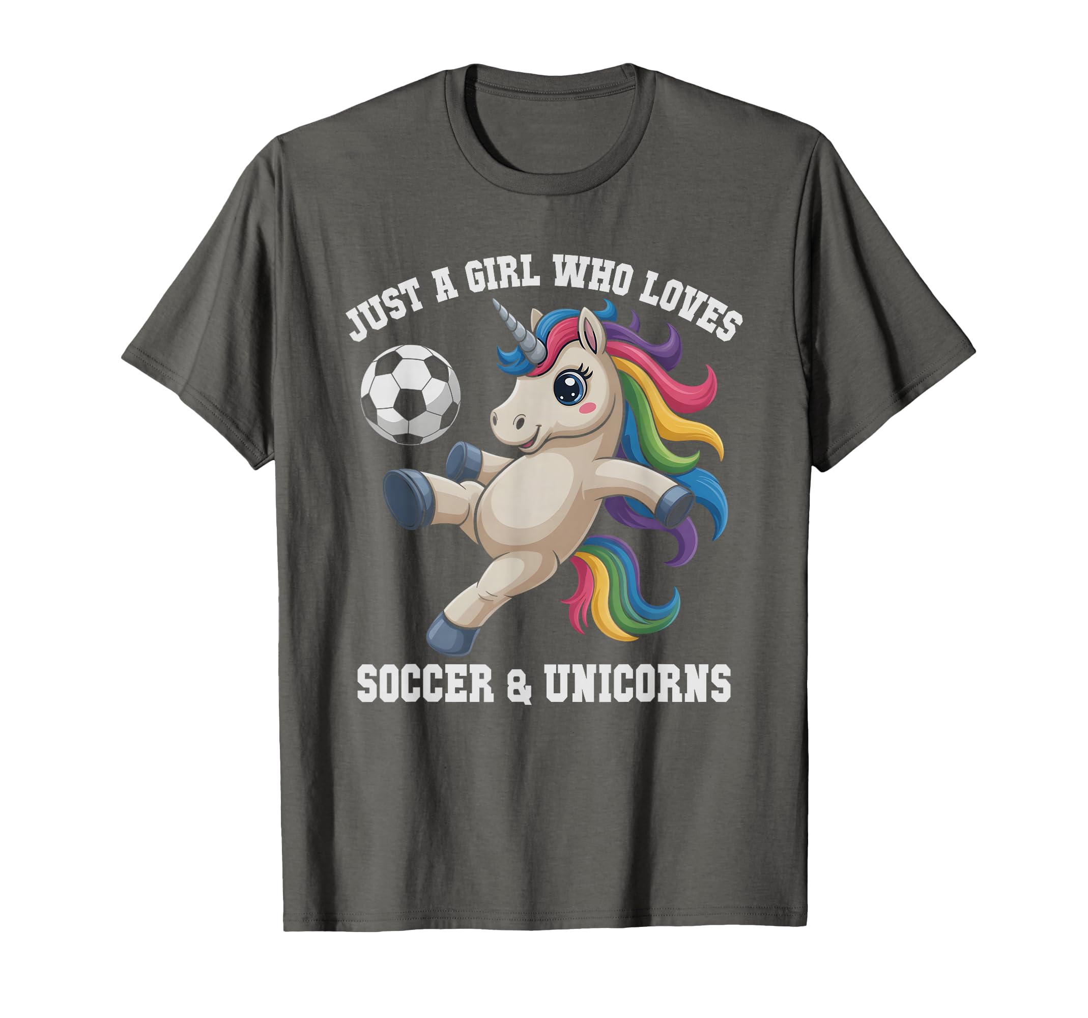 Kawaii Just Who Loves Soccer T-Shirt - Fun Novelty Design Men Women - T-Shirt, Sweatshirt, Hoodie