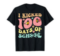 I Kicked 100 Days School Soccer T-Shirt - Trendy Graphic Men Women - T-Shirt, Sweatshirt, Hoodie