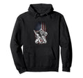 Hockey Goalie American Flag Us Flag Hoodie - Casual Everyday Wear Unisex - T-Shirt, Sweatshirt, Hoodie